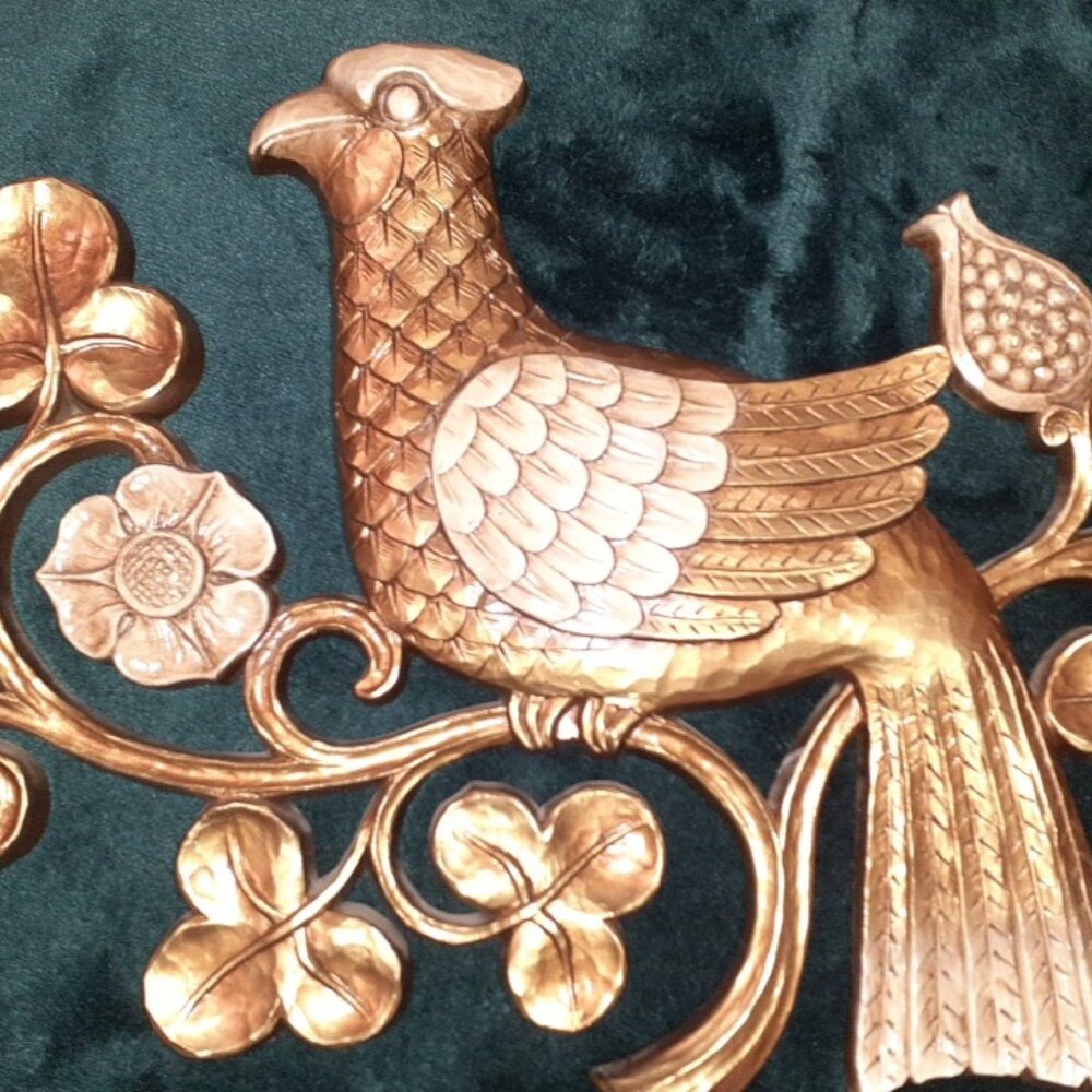 1966 SYROCO BIRD WALL HANGINGS SET OF 2 BEAUTIFUL - Picture 3 of 10